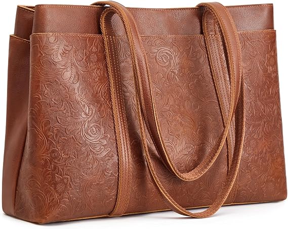 Large Leather Tote Bag for Women